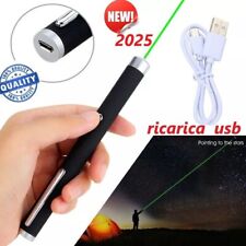 PUNTATORE LASER VERDE PROFESSIONALE USO ASTRONOMICO ALTA QUALITA' + RICARICA USB