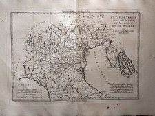 1787 M. BONNE CARTA GEOGRAFICA