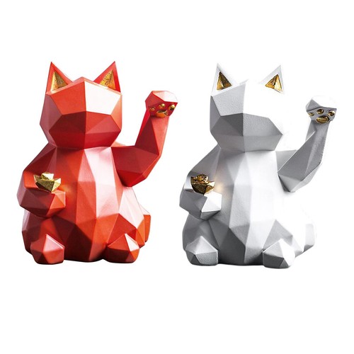 Scultura del gatto - , fortunato