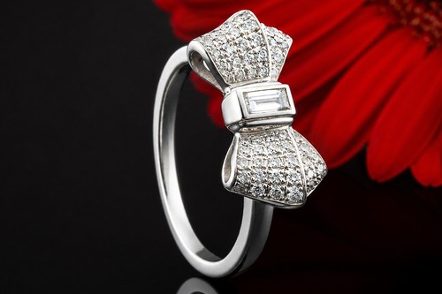 Anello chopard fiocco con - anello,