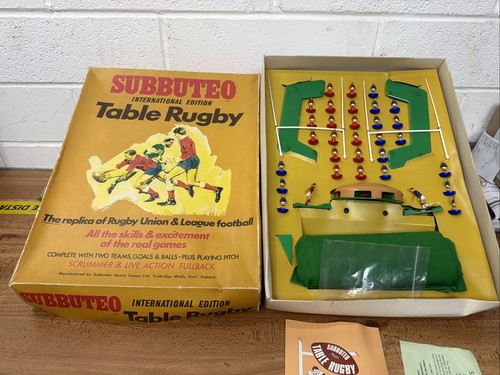 Subbuteo set rugby tavolo - da,