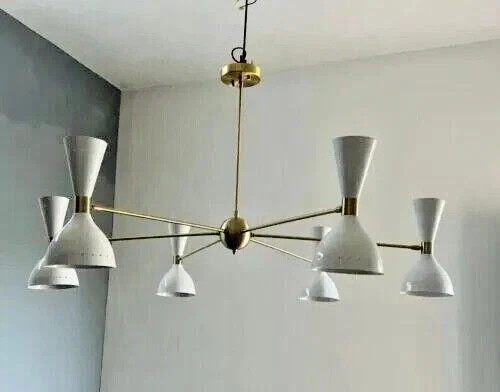 Mid century modern brass - mid, arm