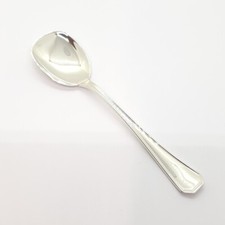 Servizio di 6 Cucchiaini da Gelato in Argento - Greggio Argento Stile Ottagonale