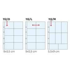 Masterphil Confezione 10 fogli per Schede Telefoniche 8 tasche UNI