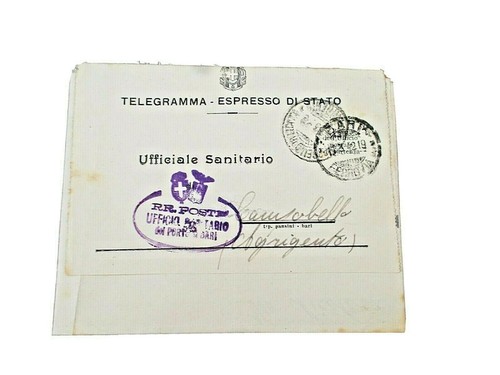 1942 bari telegramma espresso - 1942, bari-telegramma