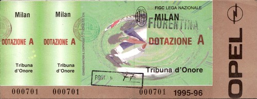 Biglietto stadio milan - biglietto,