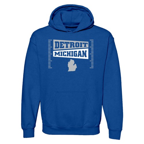 Felpa con cappuccio - , detroit