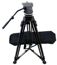 CARTONI TESTA LASER BARRA TELESCOPICA PIASTRA BORSA TDKNOB DA TREPPIEDE SISTEMA REVISIONATO 26Lbs