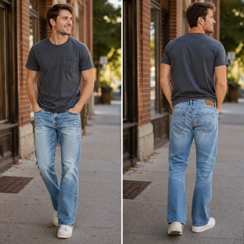 Jeans bootcut american - american, eagle