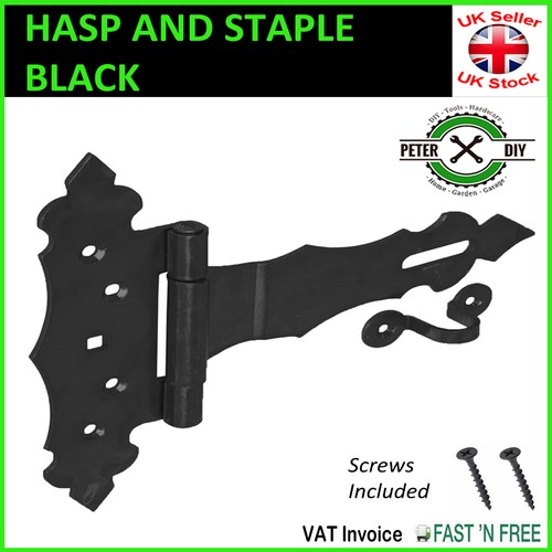 Hasp and staple - nero, solido