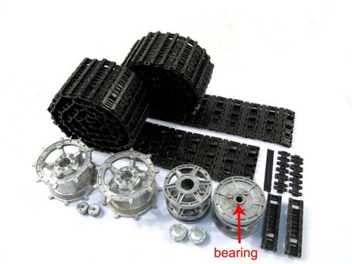 Set king tiger metal - 1/16,