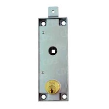 Serratura per porta basculante Yale 9B08415 con cilindro fisso dim 115x55 mm