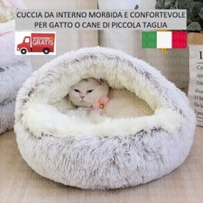 Cuccia Letto da interno GATTO o CANE peluche lavabile Chihuahua Spitz Barboncino
