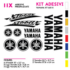 Adesivi moto scritta yamaha xt 660x pvc alta qualità vari colori