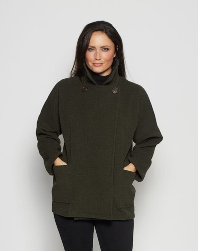 Giacca donna oliva - 3%, cashmere