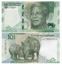 Banconote sudafrica rand - 10,