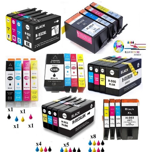 Pack compatibles pour - , hp