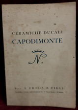 CERAMICHE DUCALI CAPODIMONTE - LISTINO PREZZI - FREDA & FIGLI 1947