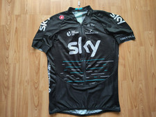 Maglia ciclismo donna Castelli Team Sky Climbers 3/4 zip taglia: XL NUOVA!