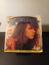 Disco Vinile 45 Giri Bon Jovi Living In Sin Bad Medicine Live  Deejay Show