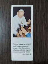 Papa Giovanni Paolo II, Segnalibro, Arredi Sacri, M. R. Silvestri, FB WO. 27