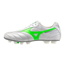 Mizuno Scarpe Calcio - Morelia II Elite White/Neon Green/Galaxy Silver
