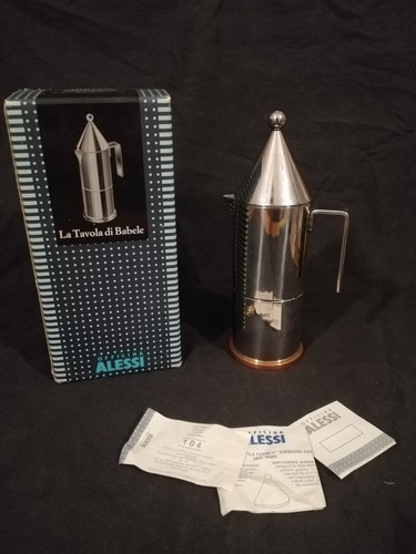 Alessi conica caffettiera - alessi,