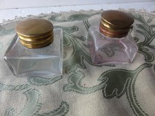 250503 Due piccoli calamai in vetro del primo Novecento