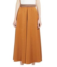 ⭐️MAX MARA ?Gonna Euro Tabacco A Campana Midi Brown  Skirt IT44_FR42_DE40