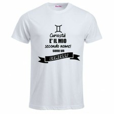 t-shirt bianca uomo scritta
