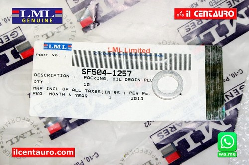 Sf504 1257 guarnizione tappo - sf504-1257,