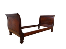 Letto a barca in noce-lettino - Luigi Filippo -divano-metà 800