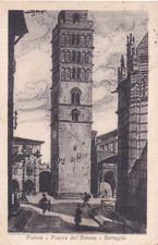 C16610-TOSCANA, PISTOIA, PIAZZA DEL DUOMO, DETTAGLIO, ED. LIBRERIA PAGNANI, 19.?
