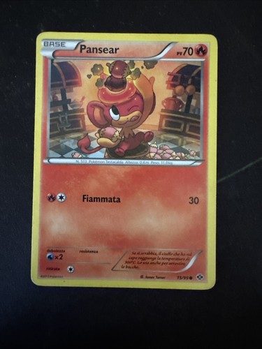 Carta pokemon pansear 99 - pansear, 15/99