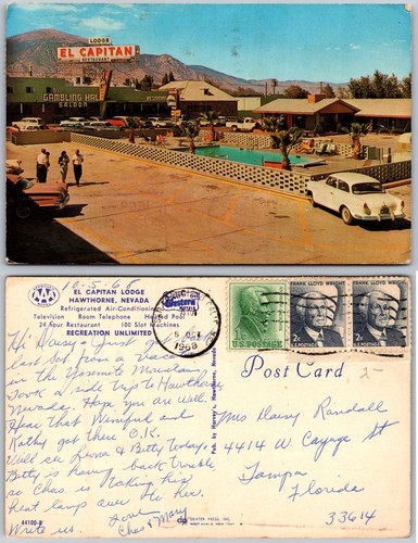 Cartolina capitan lodge - el,