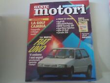 GENTE MOTORI 8/1989 FIAT UNO/SEAT IBIZA/CITROEN XM/AUDI V8/ALFA ROMEO 33 RED