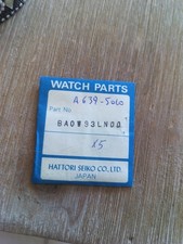 Vintage LCD Digital Watch Seiko A639-5010 Sports 100 Crystal BA0W93LN00 NOS