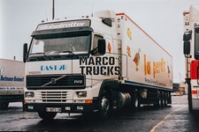 Truck photo Volvo FH12 Box semitrailer Spain white Globetrotter, PASTOR, l #a6ui