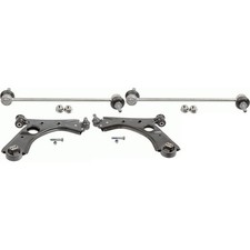 LEMFÖRDER BRACCIO OSCILLANTE + ASTA DI ACCOPPIAMENTO ASSE ANTERIORE adatto per OPEL COMBO FIAT DOBLO