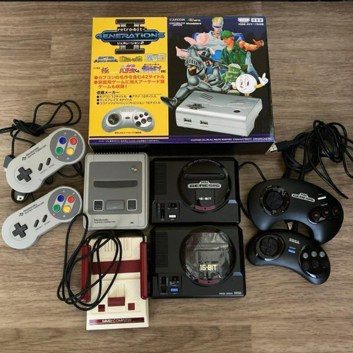Varie console videogiochi