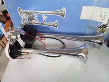 Trombe cromate in metallo 24V