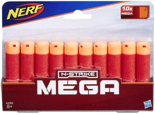 Hasbro nerf mega dardi - nerf, 10