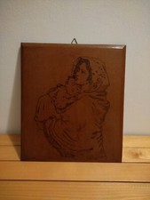 Pirografia legno x - legno,