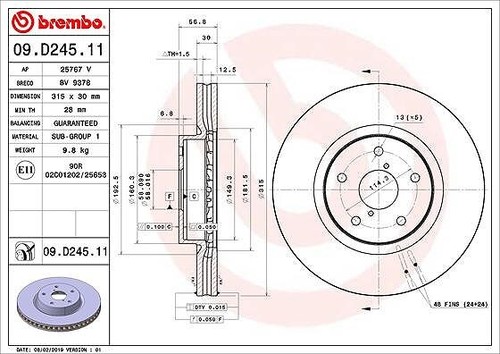 Brembo disco freno - brembo,