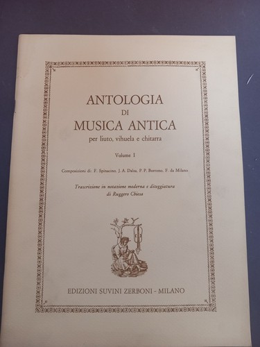 Antologia musica antica liuto