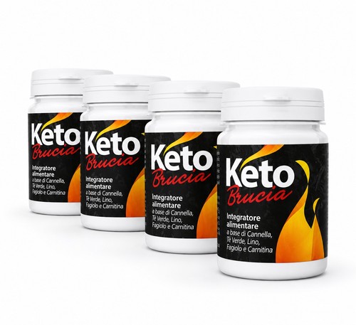 Keto brucia 4x1 integratore - brucia,