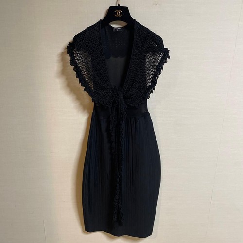 Abito chanel design uncinetto - abito,