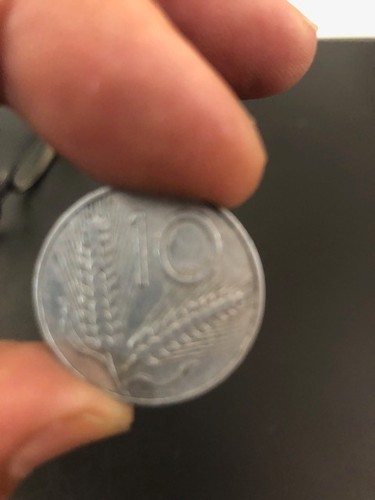 Moneta italia lire spiga - italia, 10