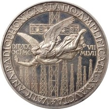Medaglia  Argento Papa Pio XII