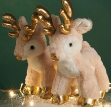 PELUCHE RENNA E SACCHETTO DI